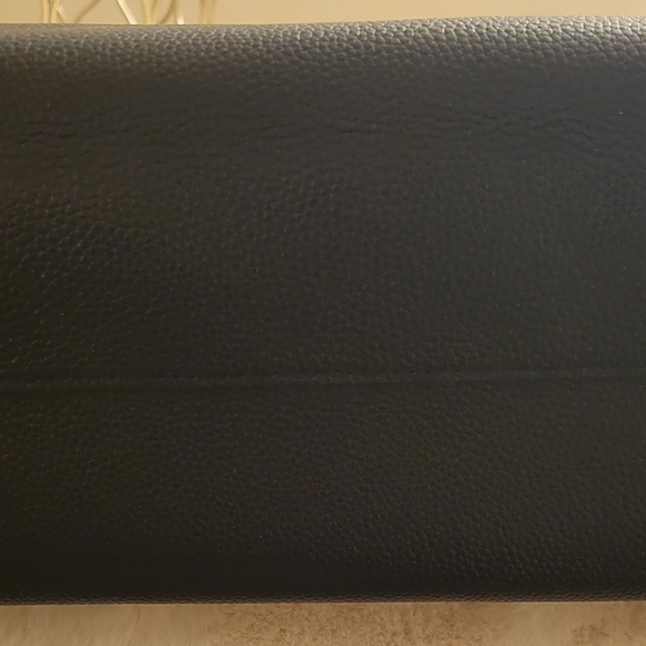 Tory Burch McGraw Tote Bag - Black Leather - Picture 4 of 7